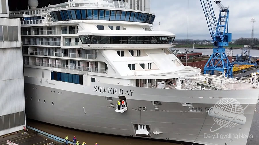 -Silversea recibe el Silver Ray el segundo barco de su innovadora Clase Nova-