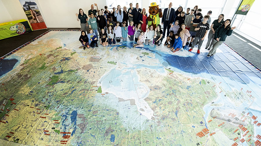 -Presentaron el nuevo mapa gigante de Parques de Canad-