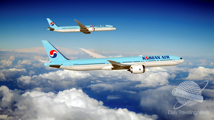 -Korean Air se compromete a adquirir hasta 50 aviones Boeing de fuselaje ancho-