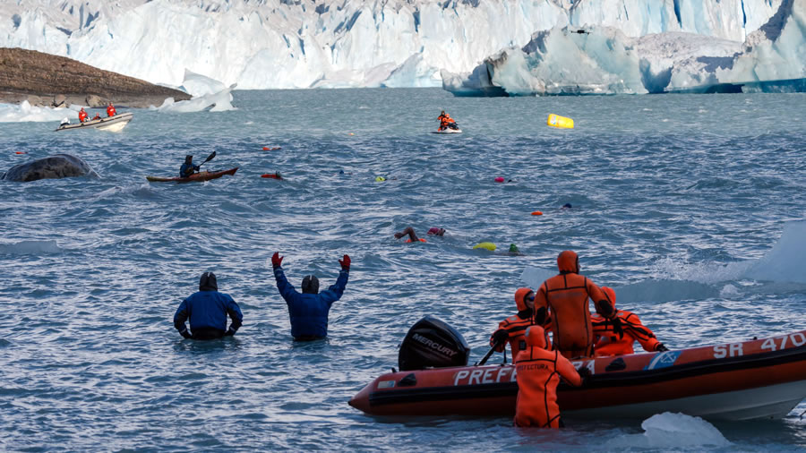 -El Parque Nacional Los Glaciares recibir a Winter Swimming World Cup 2024-