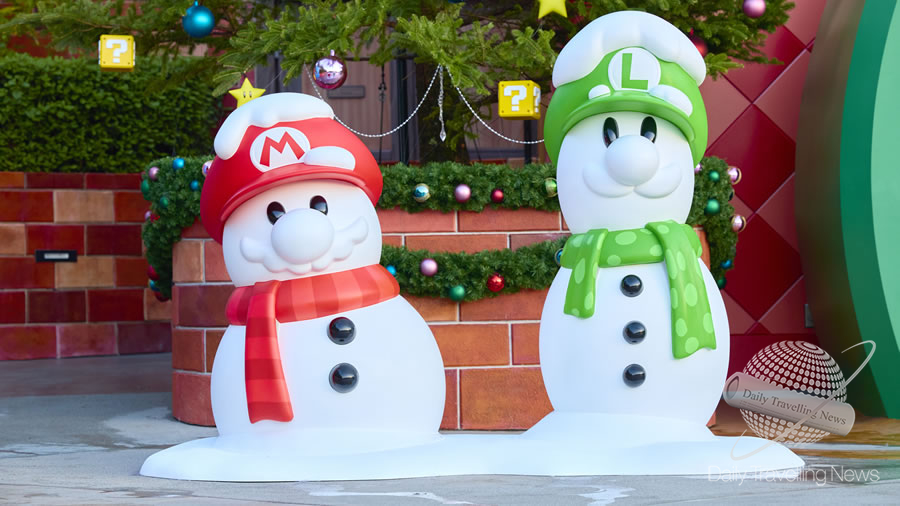 -Super Nintendo World estar presente en Universal Studios Hollywood en las celebraciones navideas-