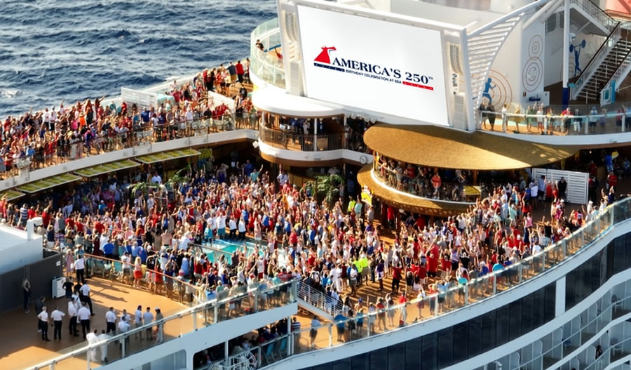 -Carnival Cruise Line festejar el 250 Aniversario de Estados Unidos-