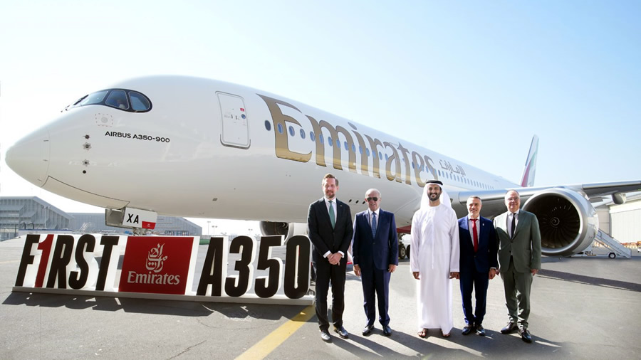 -Emirates ya cuenta con su primer Airbus A350-