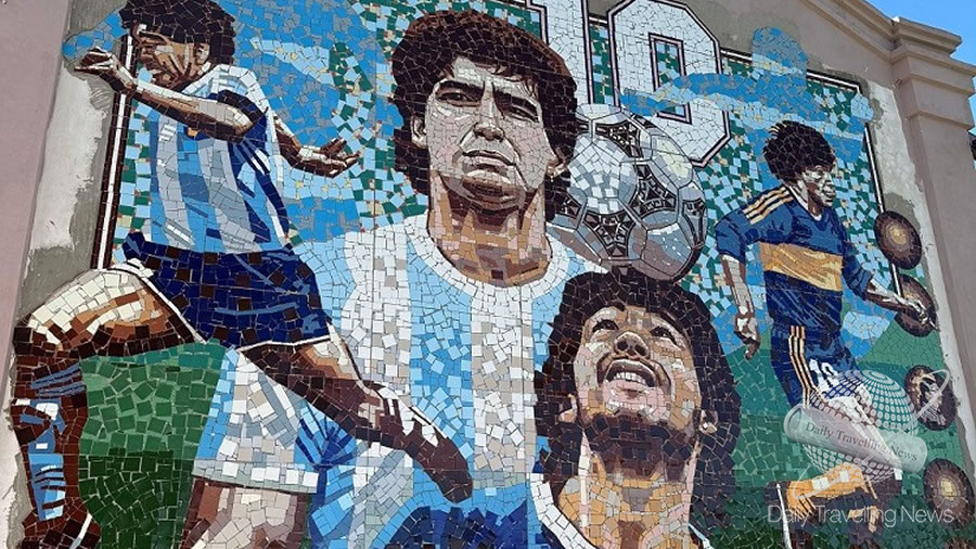 -El Mural ms grande de Maradona estar en un pequeo pueblo entrerriano-