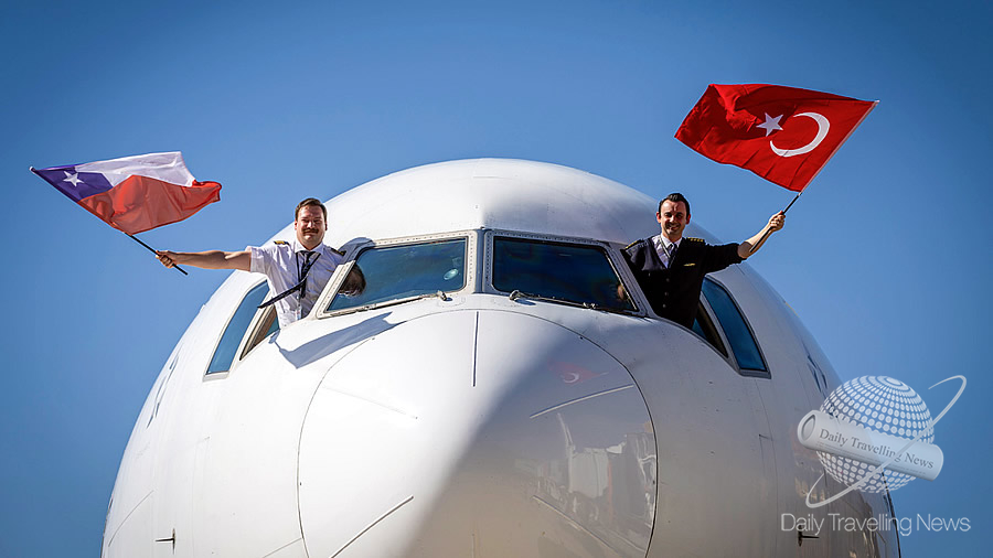 -Turkish Airlines inicia sus vuelos a Santiago de Chile-