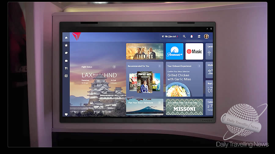 -Delta lanza un innovador sistema de entretenimiento a bordo basado en la nube-