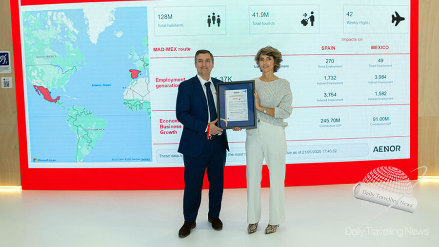 -IBERIA present en FITUR su calculadora de impacto socioeconmico, verificada por AENOR-