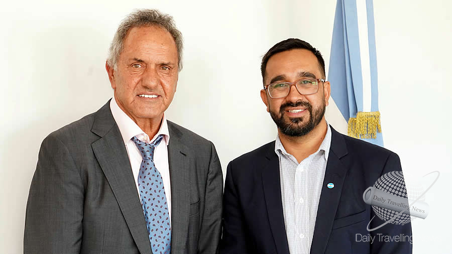 -Scioli recibi� al ministro de Turismo y Cultura de San Luis-
