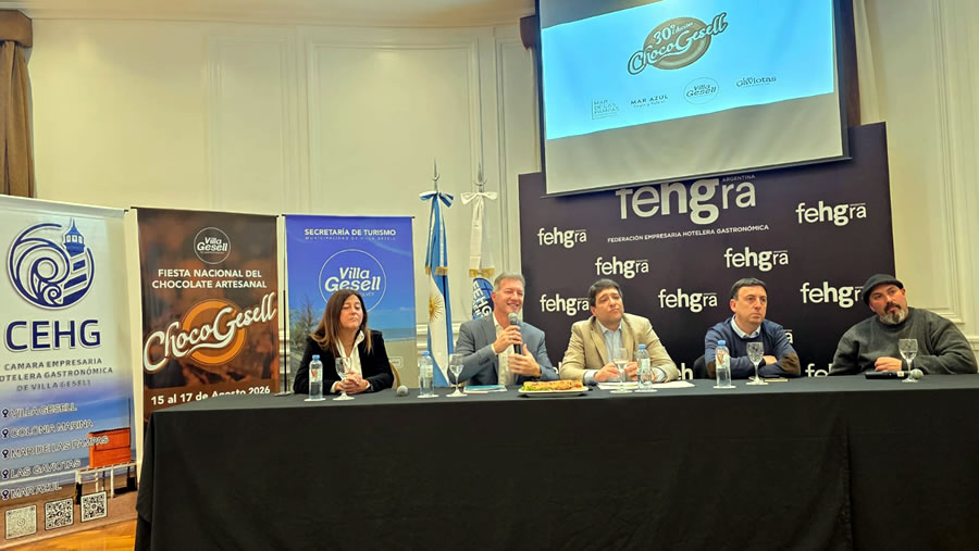 -Villa Gesell present� en Buenos Aires la 30� edici�n de ChocoGesell-