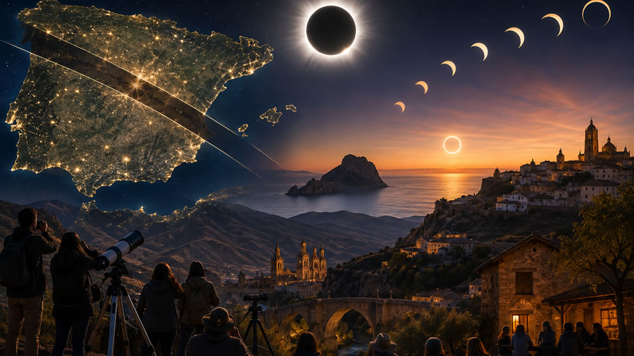 -Eclipse total de 2026: la gran cita que impulsar� el astroturismo en Espa�a-