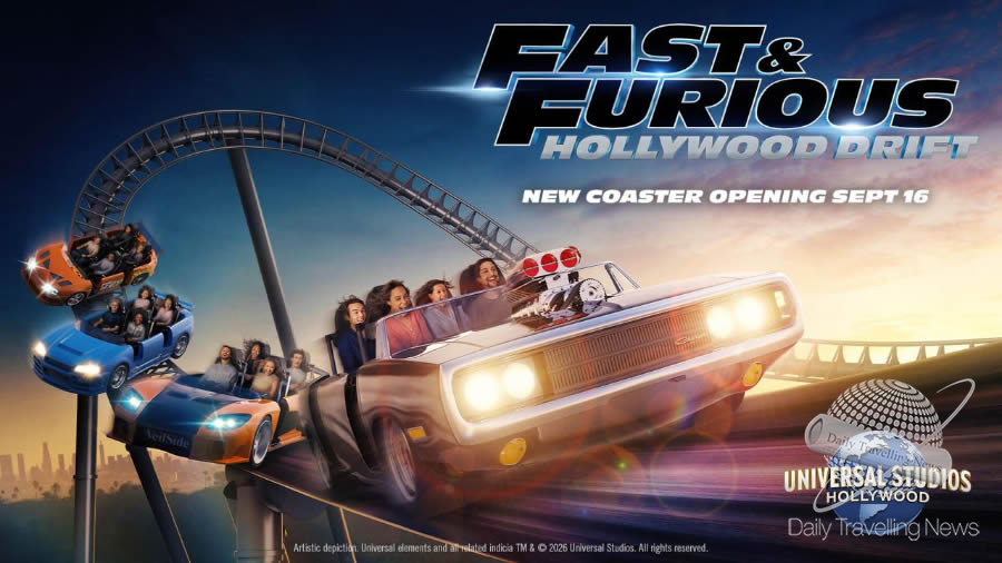 -Universal Studios Hollywood abre oficialmente la atracci�n �Fast & Furious: Hollywood Drift� el 16 d-