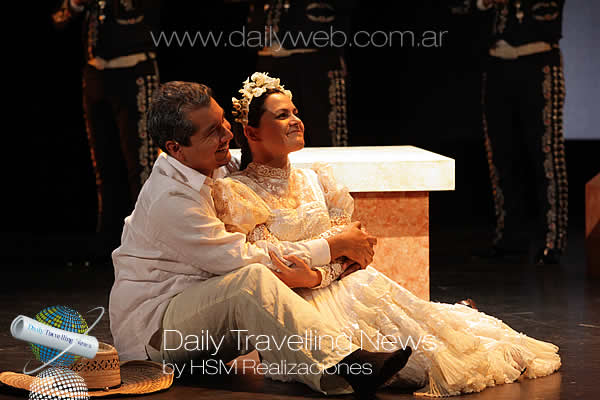 -Opera Cruzar la Cara de la Luna - Celia Duarte como Renata y Octavio Moreno como Laurentino -