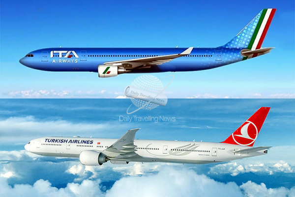 ITA Airways y Turkish Airlines lanzan acuerdo de código compartido