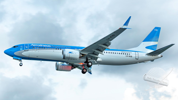 Aerolneas Argentinas suma un nuevo Boeing 737 MAX