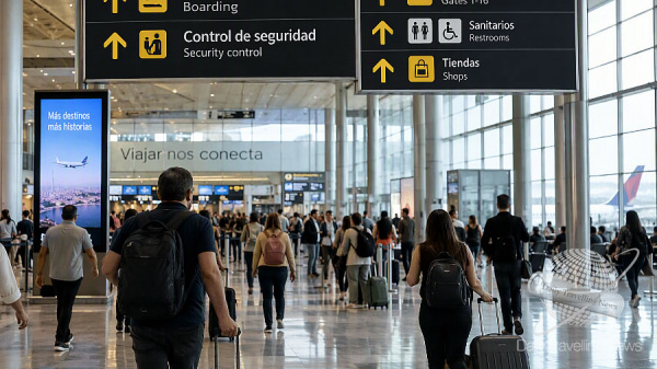 El tr�fico en pasajeros a�reo en Am�rica Latina y el Caribe creci� 0,8% en agosto