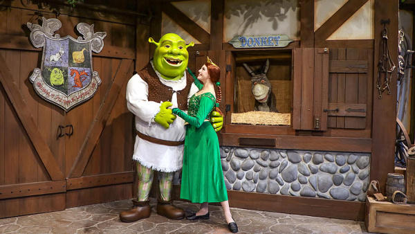 Shrek y Donkey se reencuentran en Universal Orlando Resort