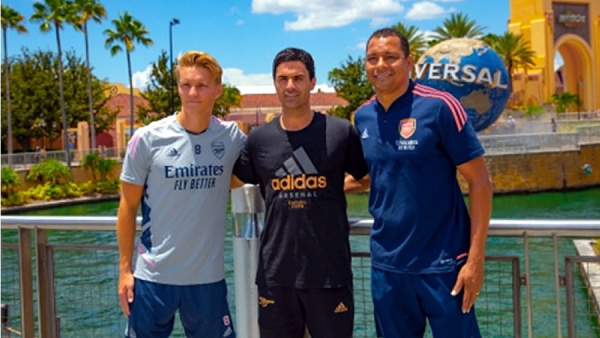 Arsenal y Chelsea visitaron Universal Orlando Resort