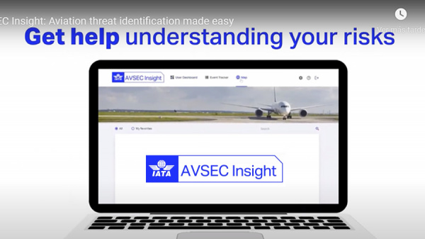 IATA lanzó AVSEC Insight