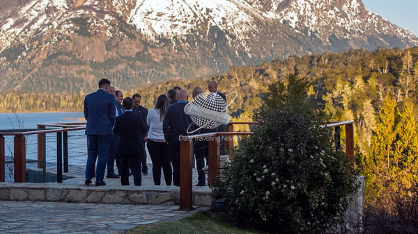 Lammens visitó Bariloche para impulsar su candidatura a la Expo 2027