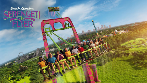 Serengeti Flyer será la nueva atracción de Busch Gardens Tampa para el 2023