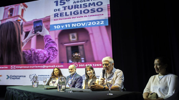 Roberto Brunello participó de la apertura del Encuentro Argentino de Turismo Religioso