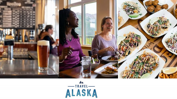 Sabrosa gastronomía local y diversión en Alaska