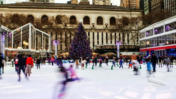 Pistas de hielo en New York para patinar en invierno