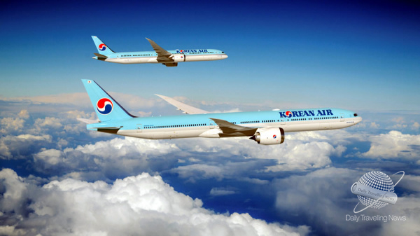 Korean Air se compromete a adquirir hasta 50 aviones Boeing de fuselaje ancho