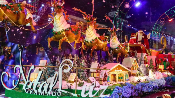 Comenz en Gramado el Gran Desfile de Navidad, Natal Luz Gramado