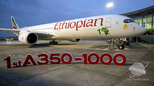 Ethiopian Airlines recibe el primer Airbus A350-1000 de frica