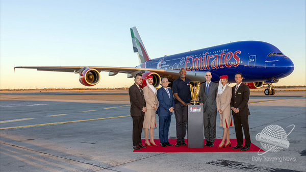 Emirates transporta la NBA Cup a New York para marcar el inicio de la Emirates NBA Cup