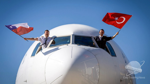 Turkish Airlines inicia sus vuelos a Santiago de Chile