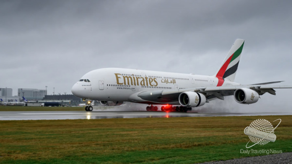 El icnico A380 de Emirates vuelve a Copenhague