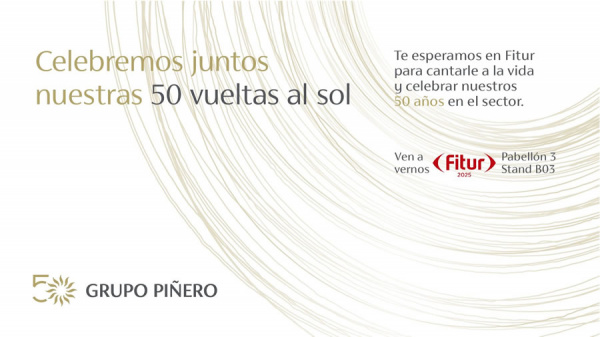 Grupo Piero presente en FITUR 2025 festejando su 50 Aniversario