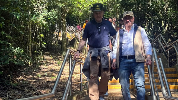 Visita oficial y agenda de trabajo en el Parque Nacional Iguaz�