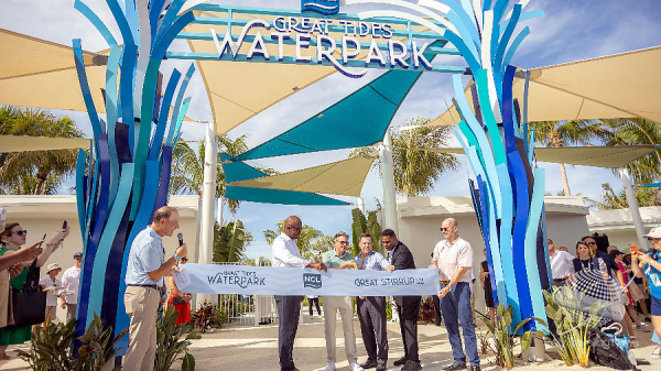Norwegian Cruise Line celebra la inauguraci�n del parque acu�tico Great Tides en Great Stirrup Cay